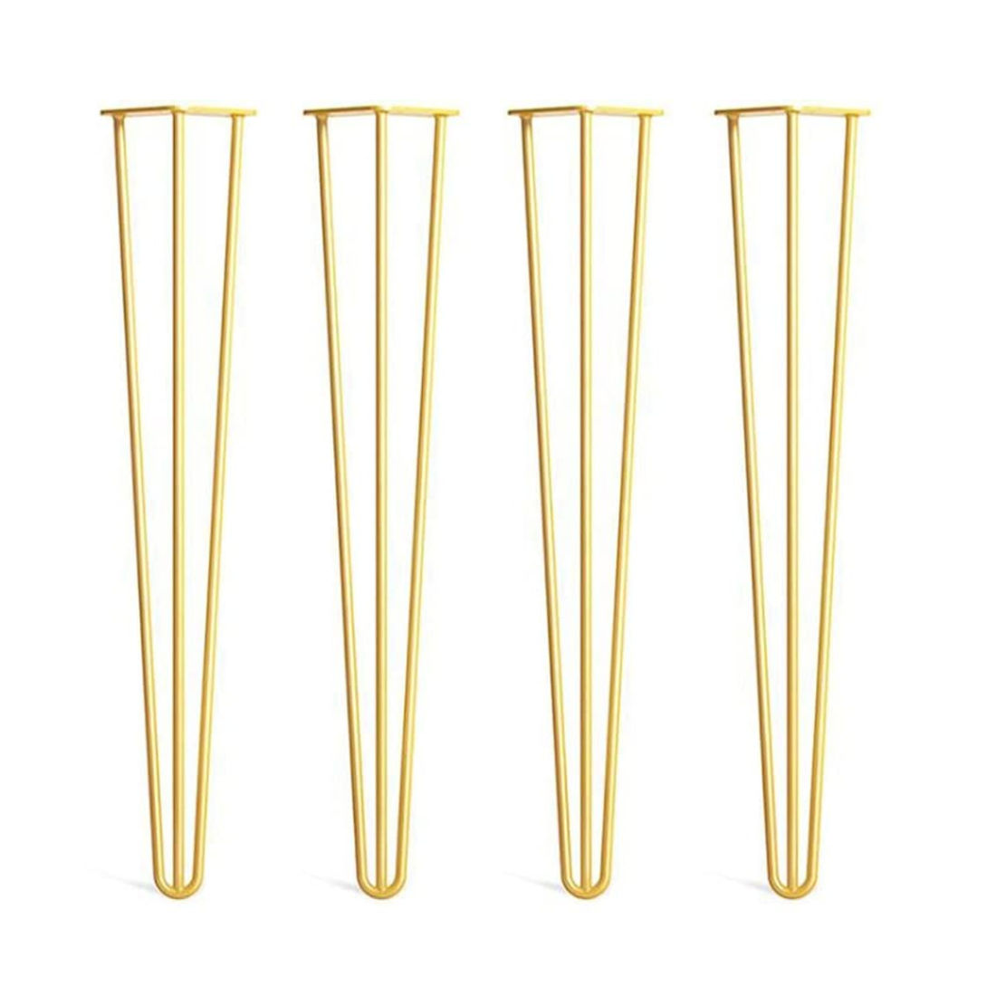 ANKA Hairpin Leg, H720mm x 12mm, Gold set of 4 Table Legs