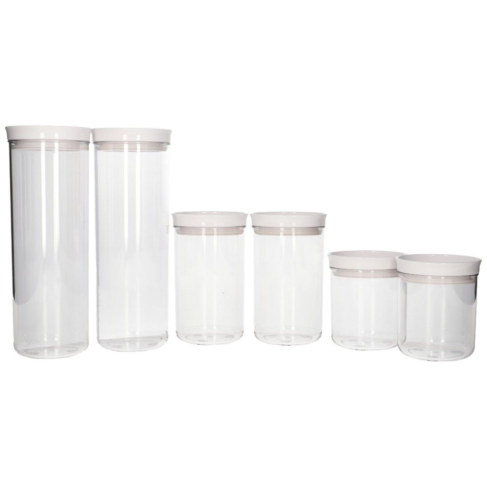 Danny Home Round Food Storage Jar Set 6 Piece