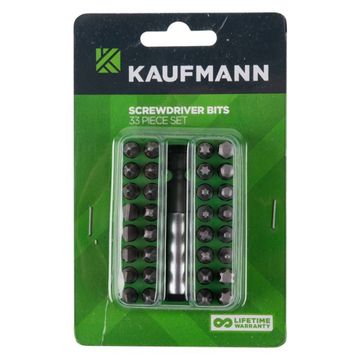 Kaufmann - Screwdriver Set 33 Piecee Bit