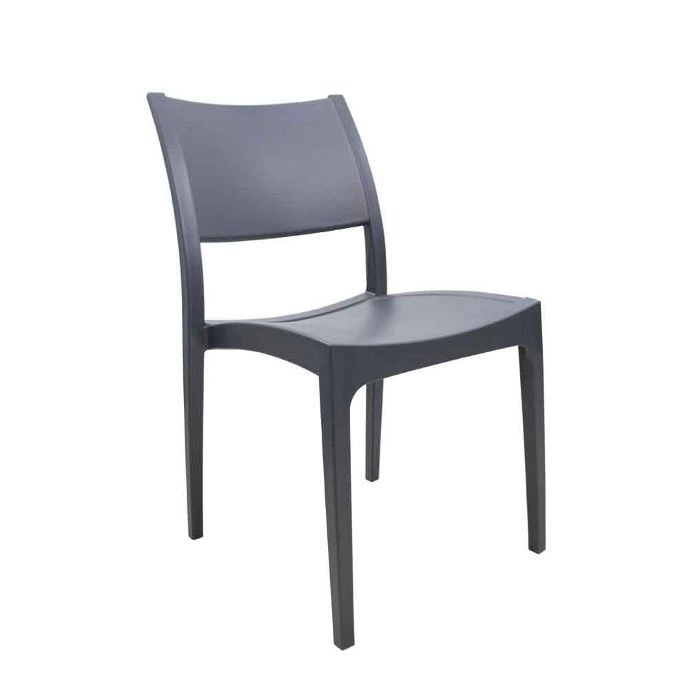 Vividitto - Verona Chair Armless - Charcoal