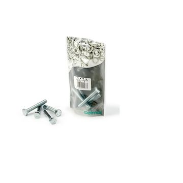 Hex Set Screw Bolts, M8 x 50mm, 4 Pieces (4 pack) BY WOODLY