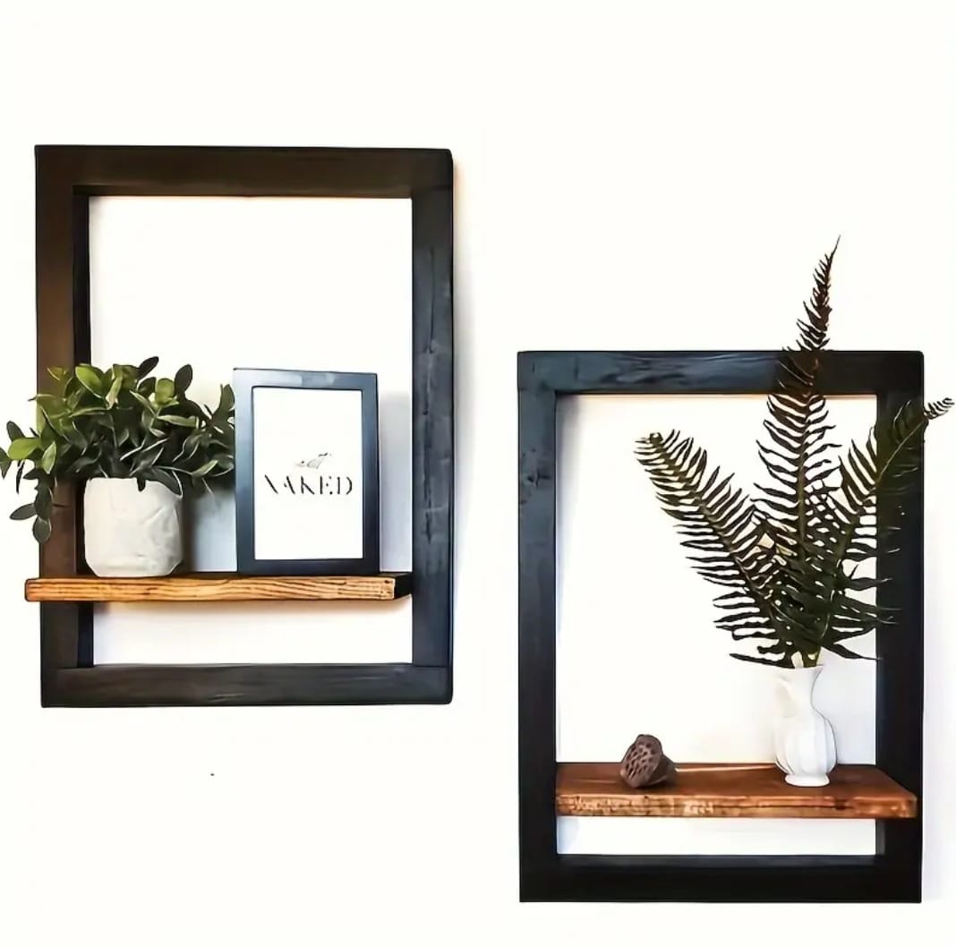 Framed floating Shelves