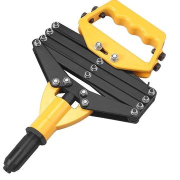 Foldable Hand Riveter Lazy Tong