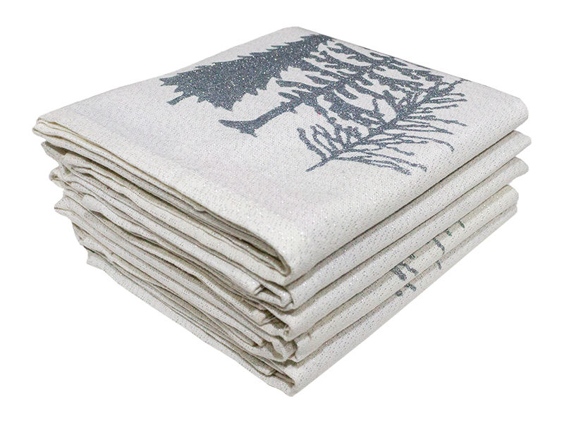 Bunty's Kitchen Towel - Design 2793 - 047x070cms - (05 Pc Pack) - Christmas Trees