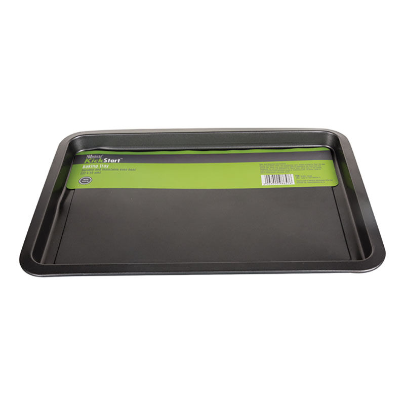 Baking Tray - Non-Stick - Metal - 32 cm x 22 cm - 3 Pack