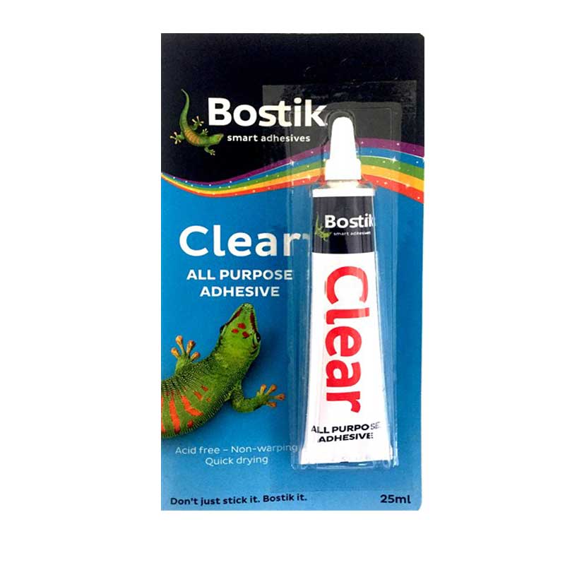 BOSTIK Clear Adhesive Blister 25ml