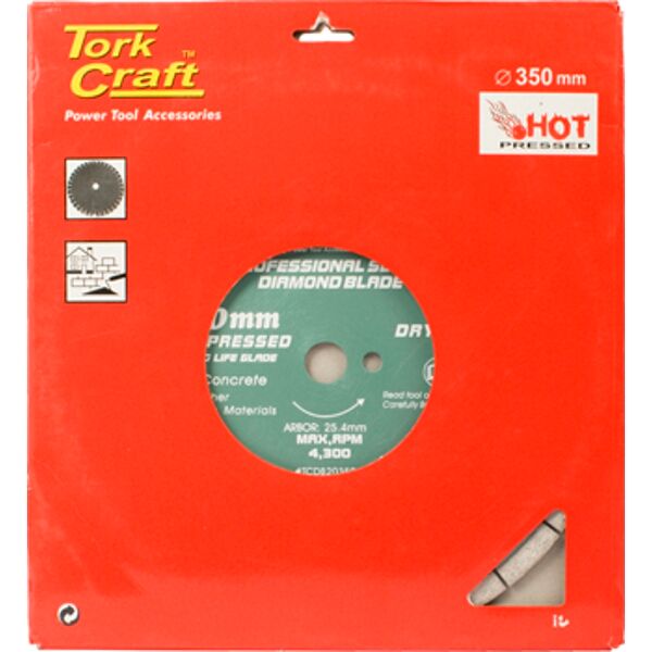 Dia. Blade 350X25.4Mm Old Concrete Hot Pressed