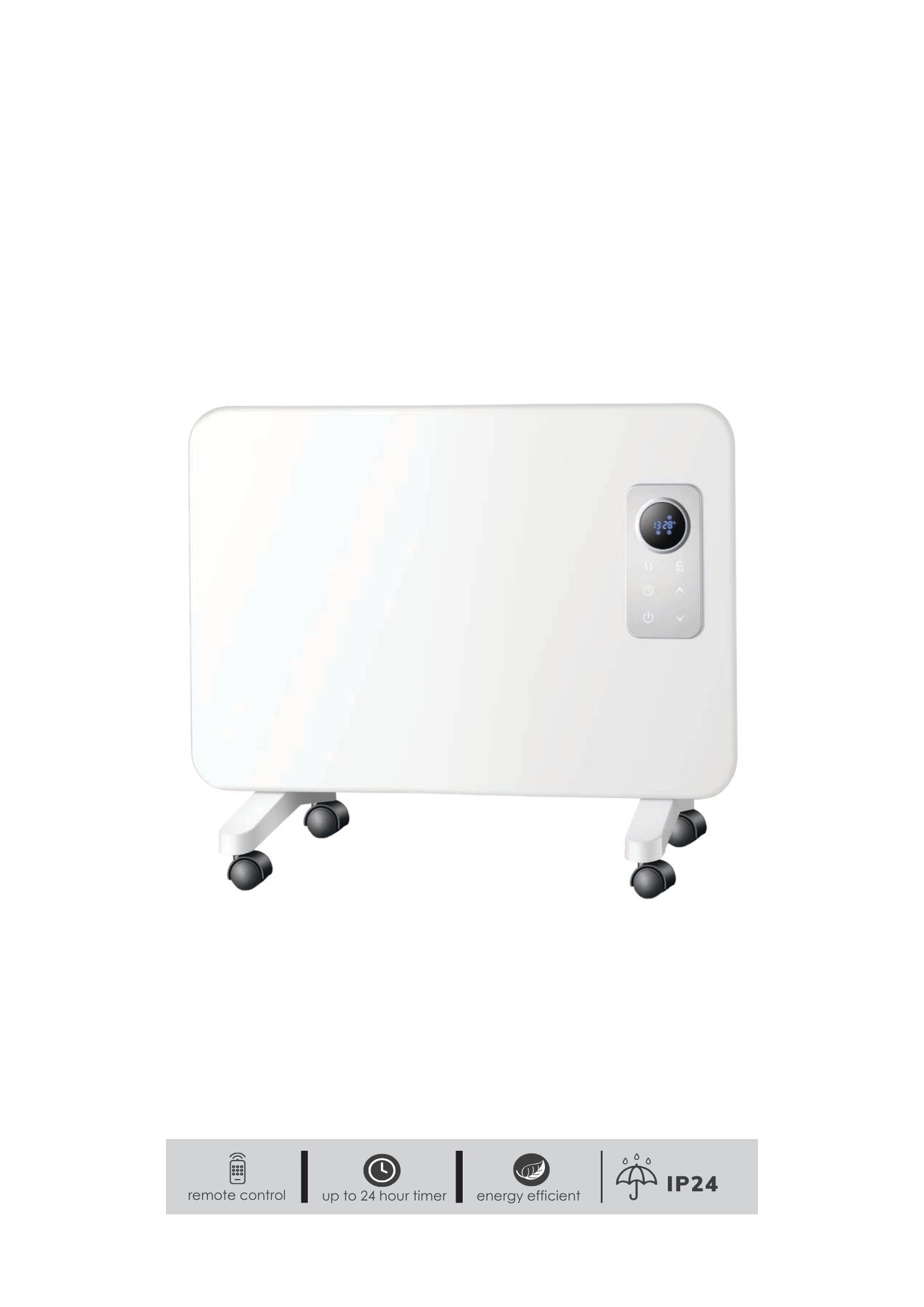 Radiant - Convection Heater 1000W with X-Alu Heating Element