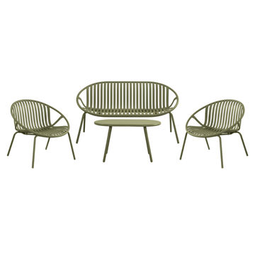 FDB Lisbon Lounge Set Sage