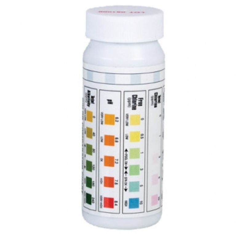 5 in 1 Test Strip for Swimming Pool Water (30 tests) - TH, TC, FC, pH, TA