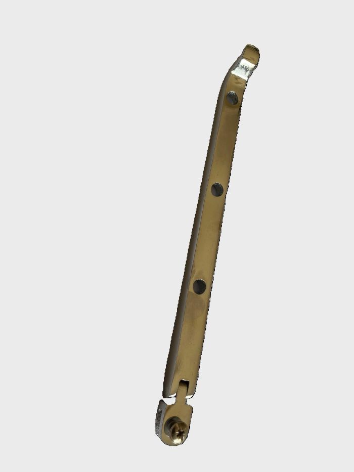 200MM CHROME PLATED ALUMINIUM WINDOW PEGSTAY