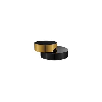 Lux Coffee Tables Set of 2,Metal Base &Tempered Glass -Assembled