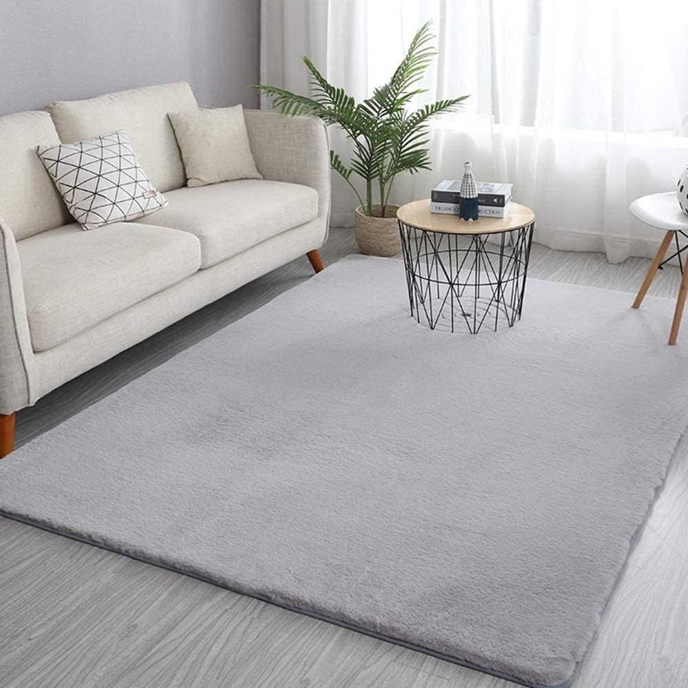 Nu Dekor - Faux Rabbit Fur Carpet - 150 x 200cm - Grey