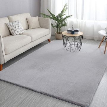 Nu Dekor - Faux Rabbit Fur Carpet - 150 x 200cm - Grey