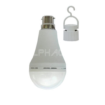 B22 A60 7w Daylight RECHARGEABLE AUSMA+ clip