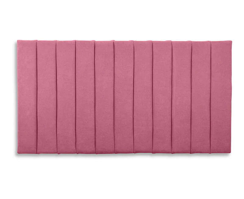 Tracy Panel Velvet Headboard - Pink - King