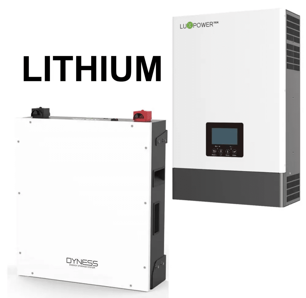 Luxpower 5KVA Inverter and Battery Combo Dyness 4.8KWh Lithium Battery
