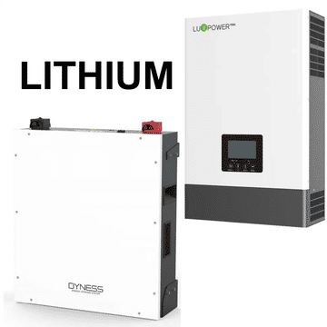 Luxpower 5KVA Inverter and Battery Combo Dyness 4.8KWh Lithium Battery