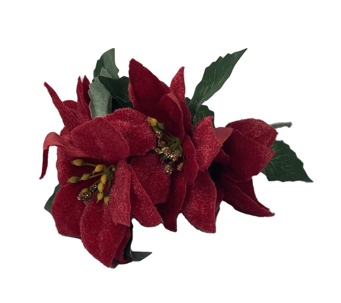 POINSETTIA 5 HEADS 30CM RED | LEROY MERLIN South Africa