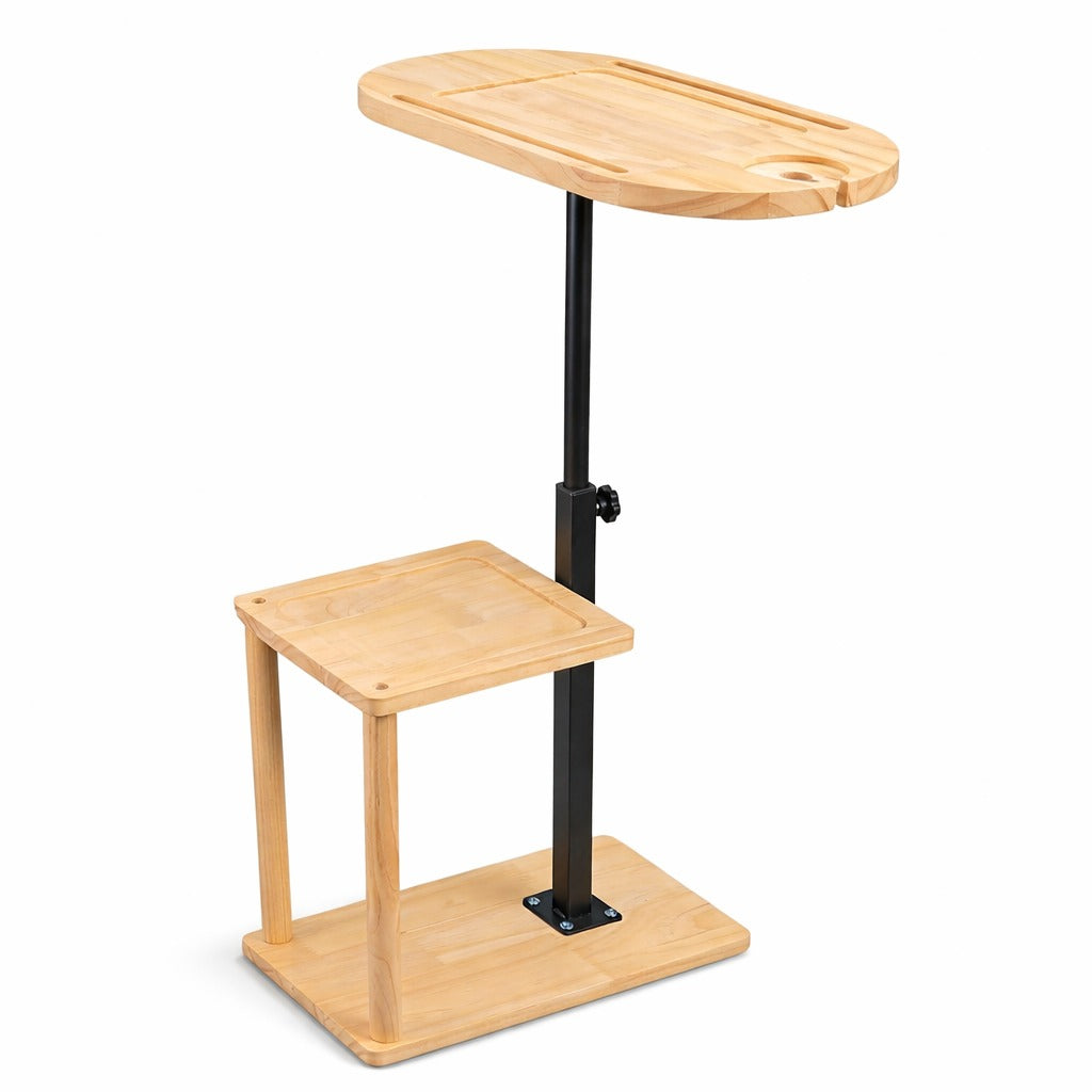 LiftSide 2 Tier Height Adjustable Side Table