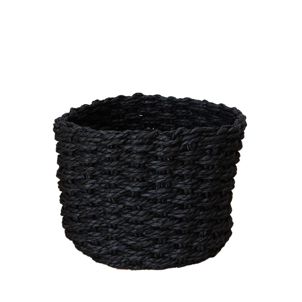 Black Flower Basket