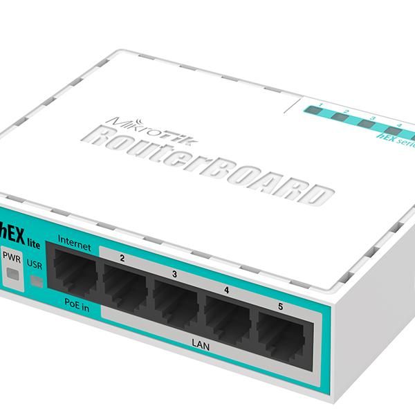 Mikrotik Hex Lite 5 Port Ethernet Desktop Router Rb750R2