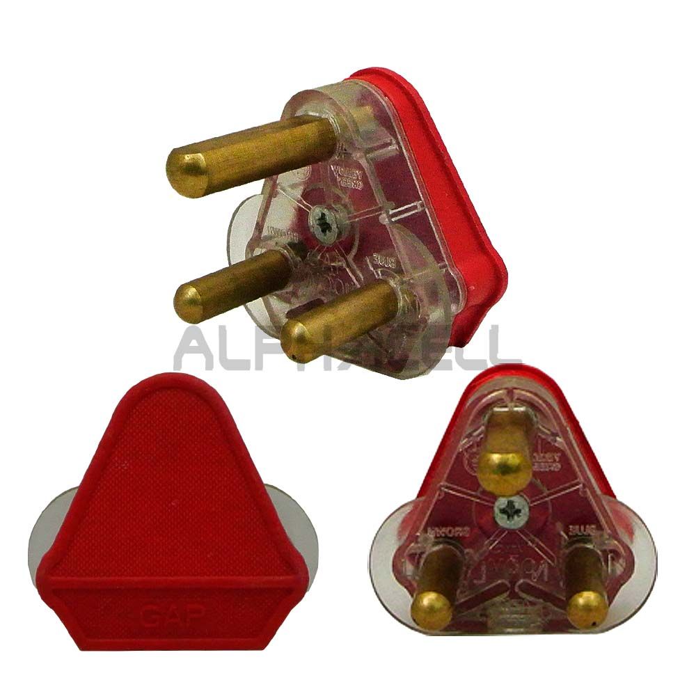 Plug Top 16A Dedicated Red - Solid Pin