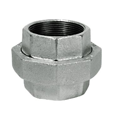 K-Brand Conical Union - Pipe Fittings - Galvanised - 40mm - Bulk Pack of 3