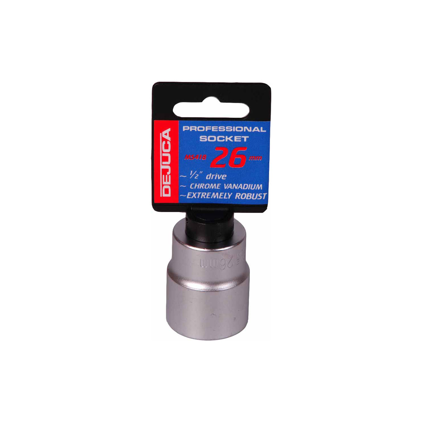 Dejuca - Socket - Cv - Fd - 1/2 Inch drive - 6pt - 26mm - 4 Pack