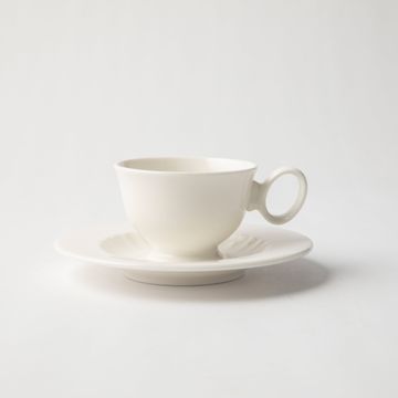 Designers Guild - White Espresso Cup & Saucer Set of 4