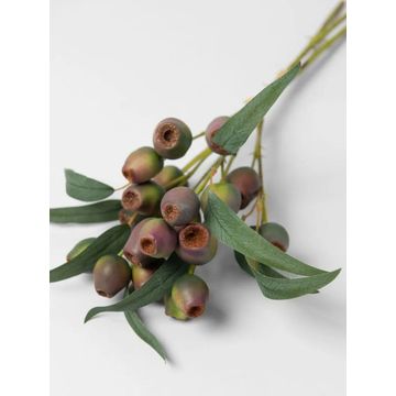 Faux Poppy Fruit Seed Bunch 55cm – Artificial Decorative Floral Stem