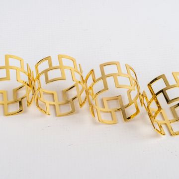 Napkin Rings X4 Assorted