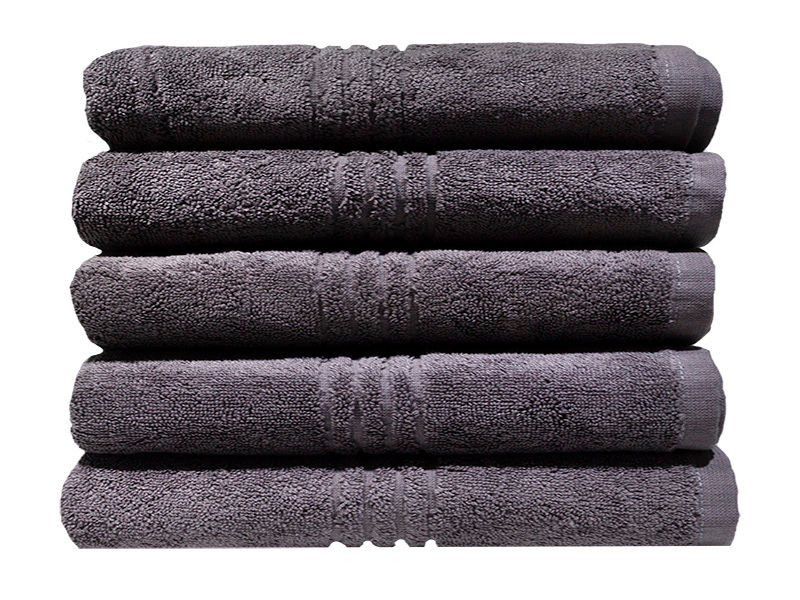 Bunty's Hotel Collection 600GSM 50x90cms Hand Towels - 05 Pc Pack - Pavement