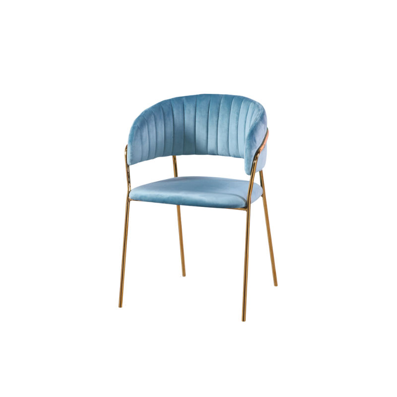 GOF Furniture - Conrad Blue Dining Chair