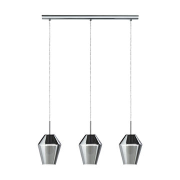Murmillo 3LT Pendant Smoked Glass