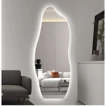 Scarlett Irregular Mirror Frameless Cool White