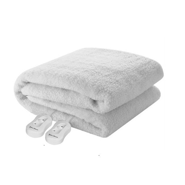 Pure Pleasure King Fitted Sherpa Fleece Electric Blanket