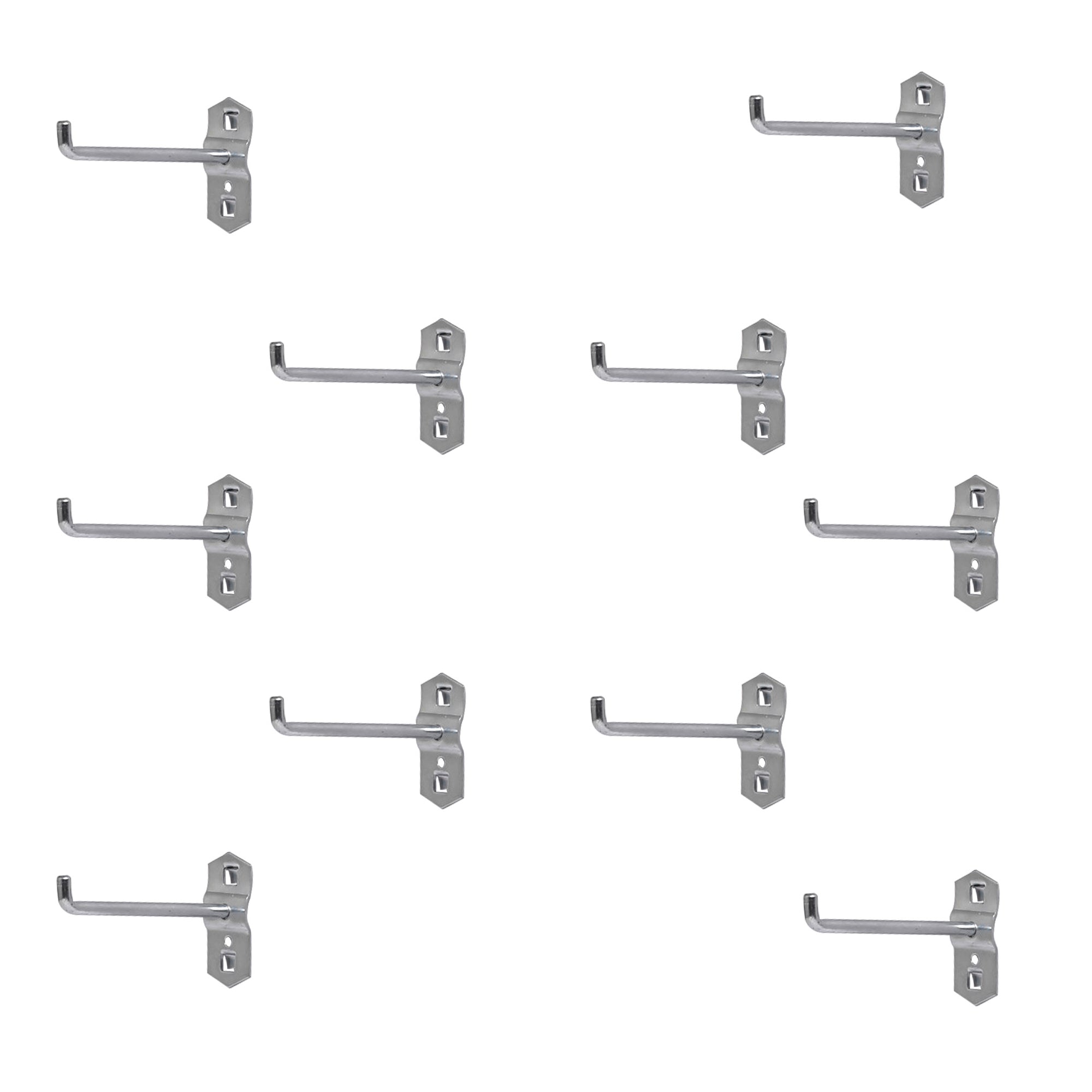 10Pcs Straight Pegboard Hook Set