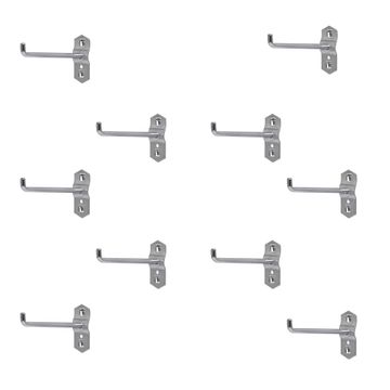 10Pcs Straight Pegboard Hook Set