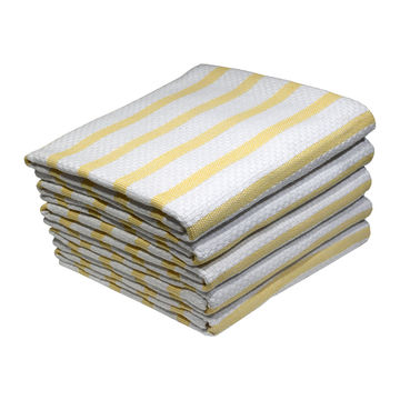 Bunty's Kitchen Towel - Design 2053 - 040x075cms - (05 Pc Pack) - Stripes - Snapdragon