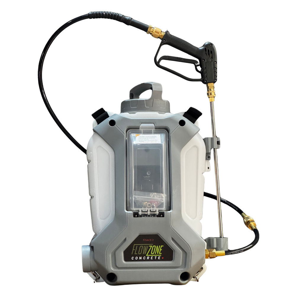 FLOWZONE CONCRETE BATTERY OPERATED BACKPACK SPRAYER