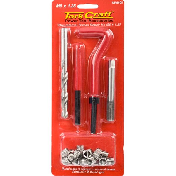 Thread Repair Kit 29Pc M8 X 1.25 X 1.5D Internal Thread Carded