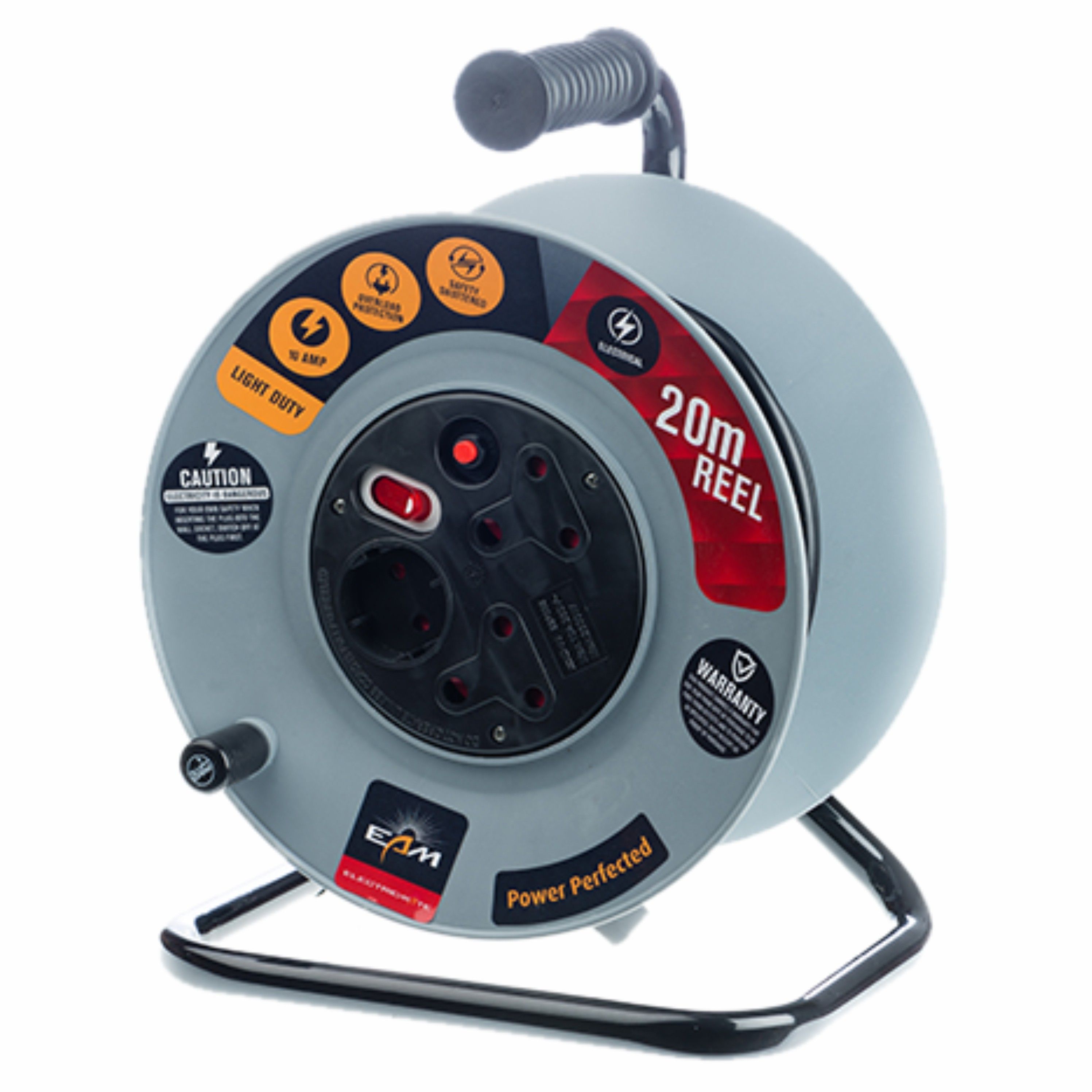 ELECTRICMATE 10 AMP EXTENSION REEL 20M