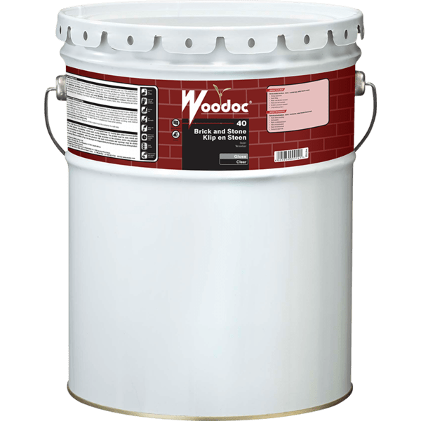 Woodoc 40 (Clear) Low Gloss (Brick and Stone Sealer) 20lt