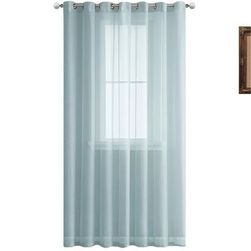 Matoc Designs Curtain -Mystic Voile -Duck Egg -Eyelet - 600cm W x 233cm H