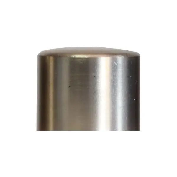 Steel Rod Finial, End Cap, Silver, 32mm, 2 Pieces BY WOODLY