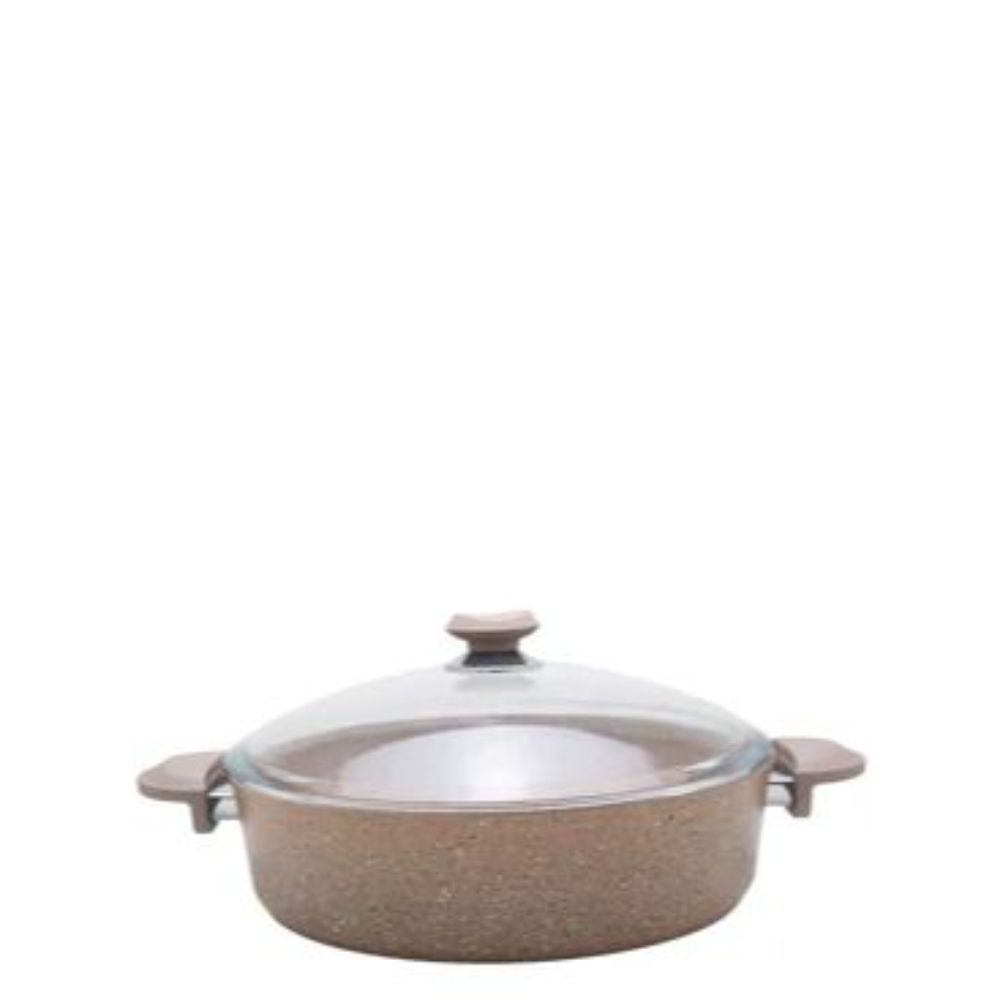 Nouvelle 30cm Square Cast Iron Grill Pan – Forest Enamelled Cooking Pan for Stovetop & Oven