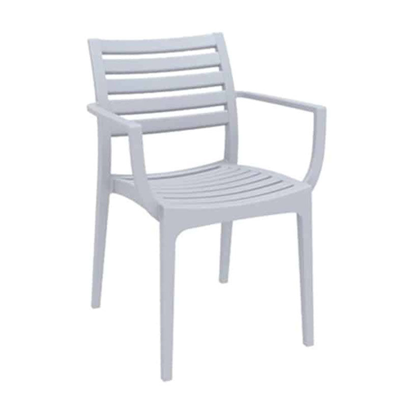Vividitto - Rimini Cafe Chair With Arms - White