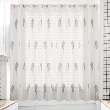 Matoc Designs Readymade Curtain -Café Height -2.2m W x 1.23m H -Eyelet -DW Trees