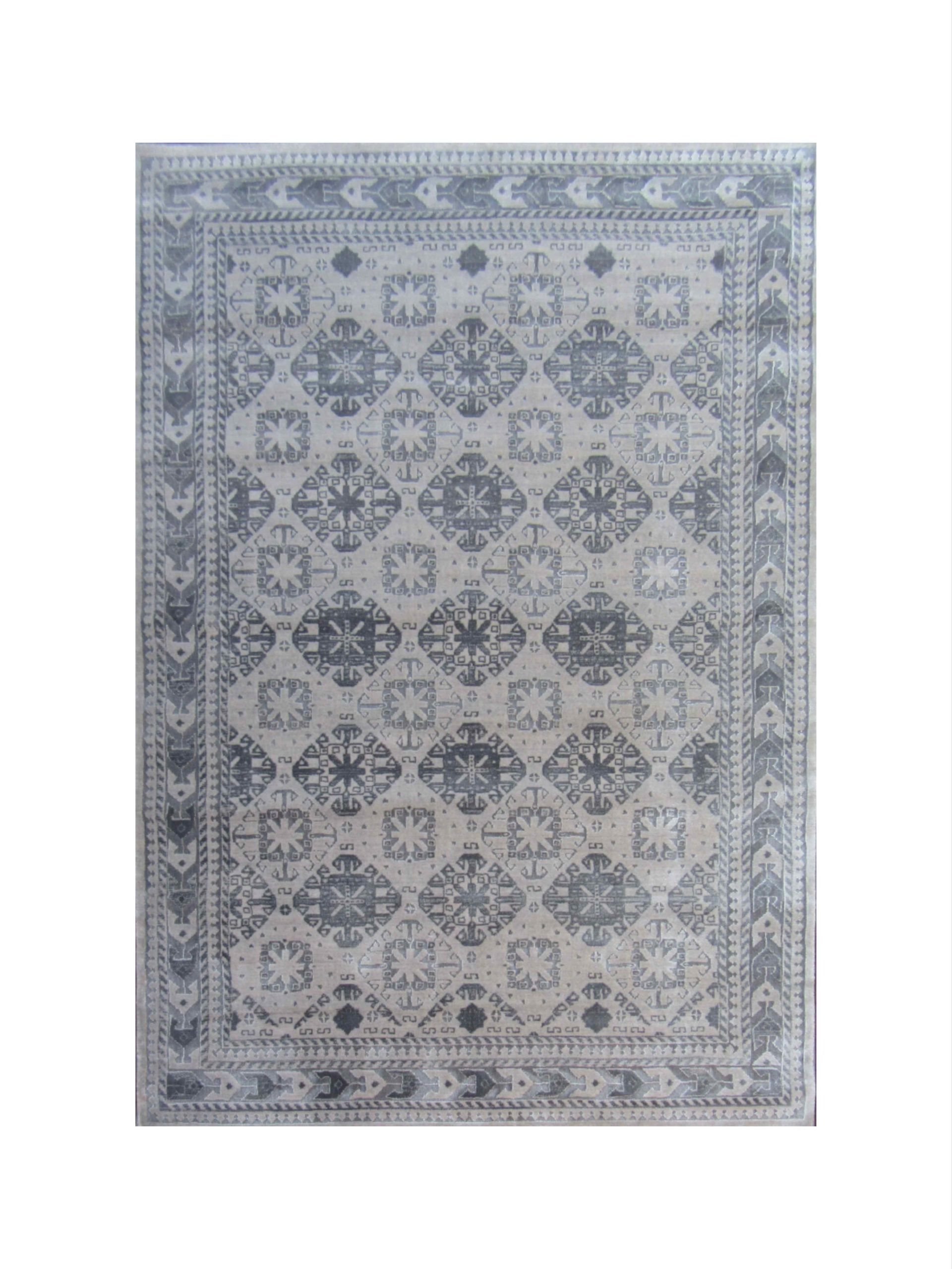 BK Carpets & Rugs - Oriental inspired Indoor Rug - 2m x 2,9m - Grey
